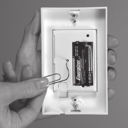 Mark the original transmitter. 2. Remove the back cover from the duplicate wall switch. 3.