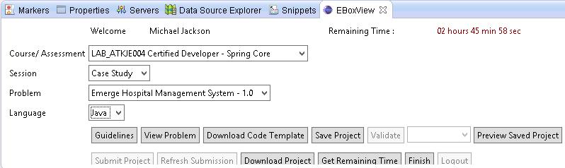 How to start the attempt in Eclipse SDE Continued 1. Choose the problem name and language. 2. Skeleton code will get automatically imported to your eclipse workspace.