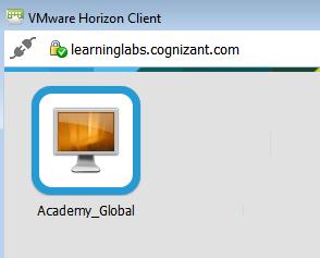 Accessing Learning Labs over Intranet using Horizon View