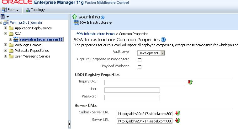 FMW Control - Key Performance Tuning Tasks Configure SOA-Infra