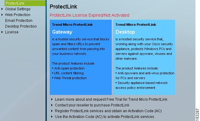 Deploying Cisco ProtectLink Endpoint Registering ProtectLink Endpoint 2 Registering ProtectLink Endpoint Register your service to activate it and sign up for access to the web portal for online
