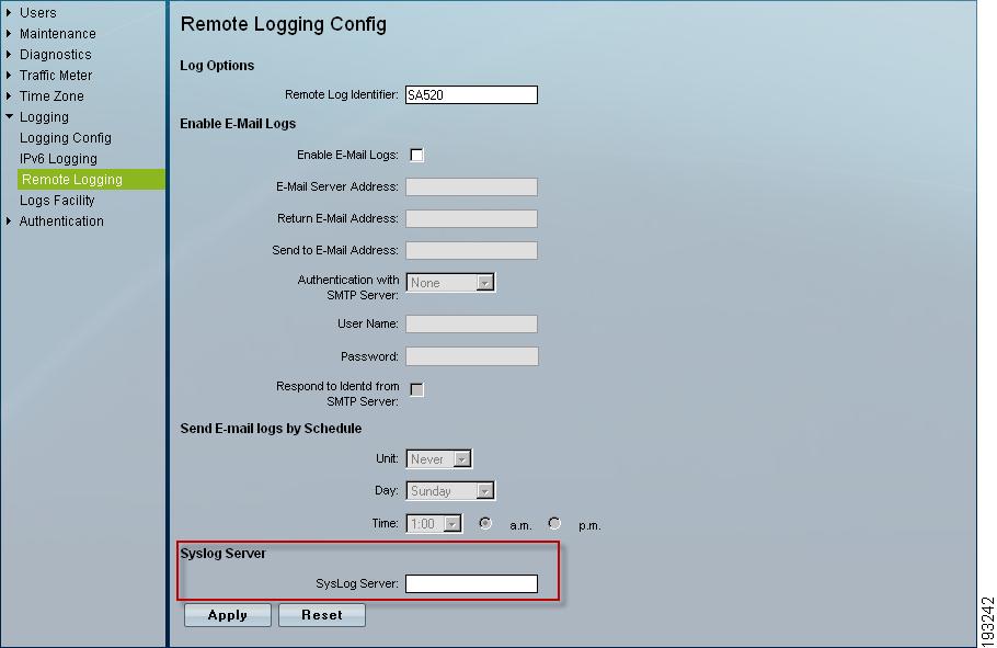 Configuring Cisco ProtectLink Endpoint Enabling the Syslog > Outbound Blocking Event Log 3 Enabling the Syslog > Outbound Blocking Event Log ProtectLink Endpoint can provide a System log (Syslog) as