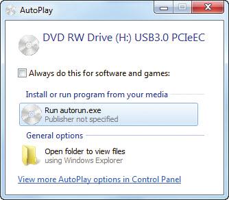 Driver Installation Windows 1.