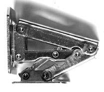 For 3/4 thick material 90 DEGREE OFFSET STEEL GALVANISED STEEL EASY ON HINGE 42.