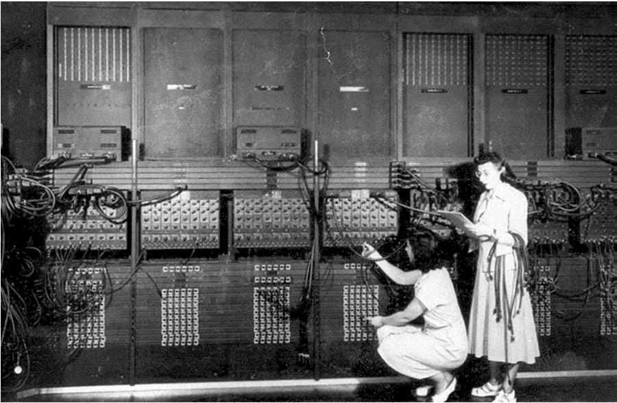 Programming Early Machines Wiring the ENIAC with a new program (U.S.