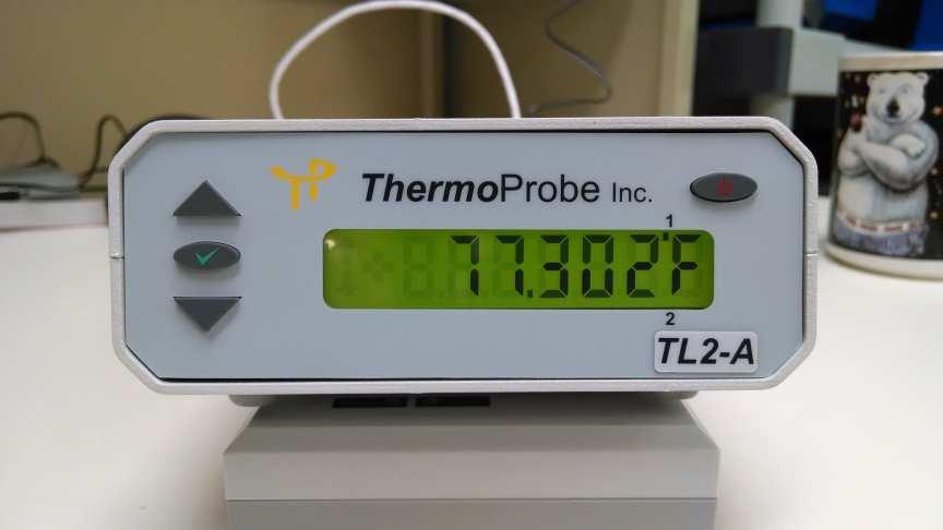 Features of the TL2-A are as follows: Configurable RTD and SPRT combinations (100Ω or 200Ω) Available 2 channel temperature measurement 0.001 degree resolution (0.