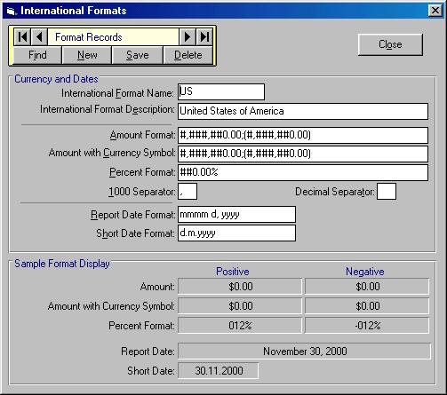 International Financial Management FRx 6: FRx set-up 3 2 Company Select default Highlight the desired default company and press OK. The database log-in window will appear.
