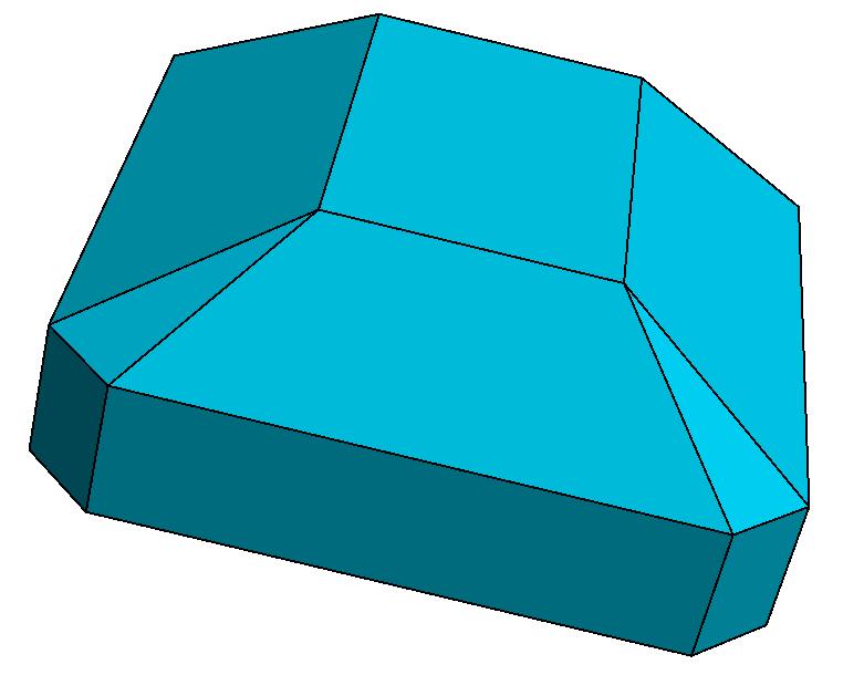 two non-neighboring vertices sharing two faces is not -vertex connected.