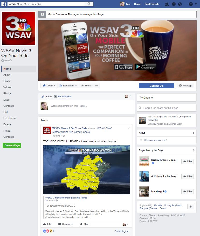 Branded Content Delivery WSAV s Monthly Facebook Reach 104,000+ Page Likes 941,000+ People Reached 646,000+ Post Engagements 431,000+ Video Views Your Branded Content Campaign WSAV will place two