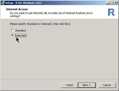 15. In the Help Style dialog, accept the default HTML help option and click Next > 16. If prompted, in the Internet Access dialog, select Internet2 option. 17. Click Next > 18.