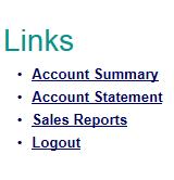 Once you've clicked on "view reports," you will find the following options: Account statement: This
