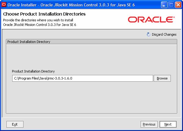 Installing Oracle JRockit Mission Control If you install JRockit on Linux or Solaris please refer to Ensure the Installer is Executable. 3. Run the installer.