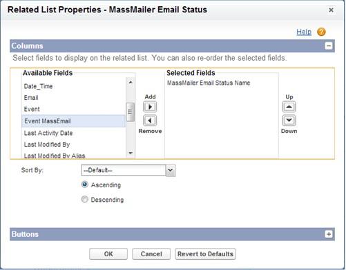 MassMailer SG_Contact Page Layout To enable MassMailer to build views of Contacts and schedule mass mailings to them: Assign the SG_Contact Layout to profiles, or Update another Contact layout to