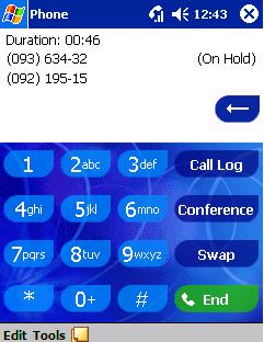 To swap between calls Indicates To change which to number the other is on hold caller tap here