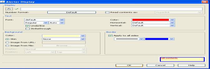 Users can format the exception features as per your requirement.