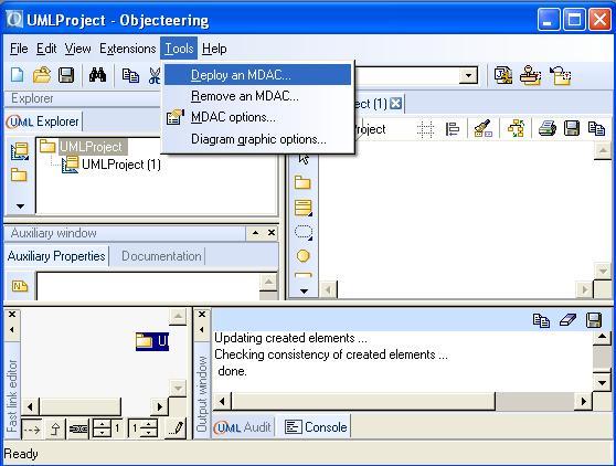 export/import models. The complete User s Guide for Objecteering can be found at http://support.objecteering.com/objecteering6.1/help/us/general_contents/user_guides.htm. 3.