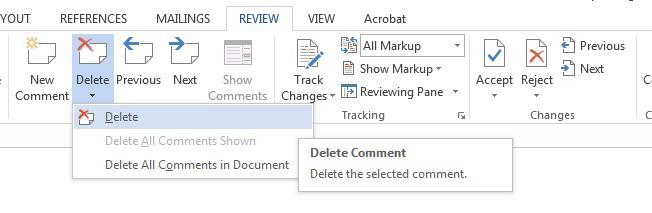 The author can now add his own comments. Note that the identity of each person to edit the document is automatically added to the comment box, as seen in Example 10.