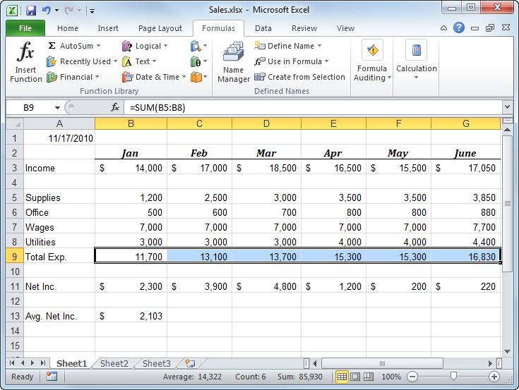 More Functions and Formulas AutoCalculate and Manual Calculation You have a few options for how Excel calculates worksheets.