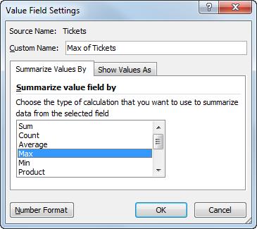 Working with PivotTables Changing a PivotTable s Calculation Besides adjusting the layout of your PivotTable data, you can also change how a PivotTable summarizes values.