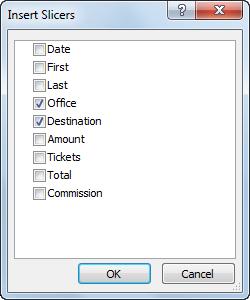 Create a PivotTable Slicer Here s how to create a slicer in an existing PivotTable. 1. Click the PivotTable report to select it. The PivotTable Tools contextual tabs appear on the Ribbon. 2.