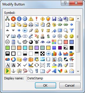 Click the Customize Quick Access Toolbar button next to the Quick Access Toolbar and select More Commands. The Quick Access Toolbar tab of the Excel Options dialog box appears.