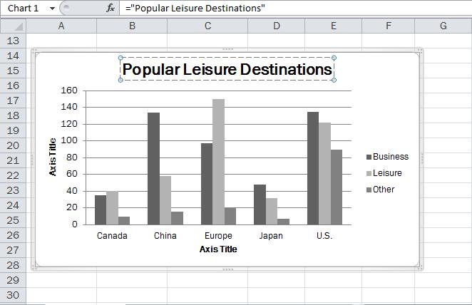 Creating and Working with Charts Working with Chart Labels If you have a specific layout in mind for your chart s labels, you can add, remove, and format the labels as needed.