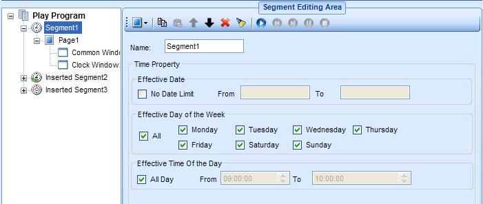 9-21 Add segment b) Editing properties of segment You can