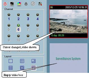 no way to re-enable the automation. Figure 3-19 Showing Video on the Displaying Frame 3.6.1.2 Close the channel in displaying frame This section discusses how to close the video change in the display frame.