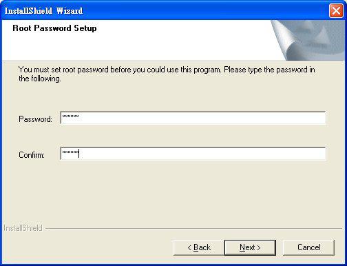 Figure 1-4 User information for Smart VS-IP Recorder STEP 5: Set up the administrator s password by