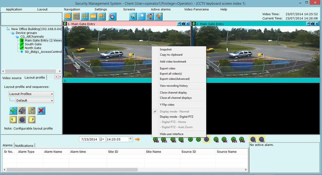 Hide User Interface - to hide all configuration user interface controls from the screen to show only Video control. 2.
