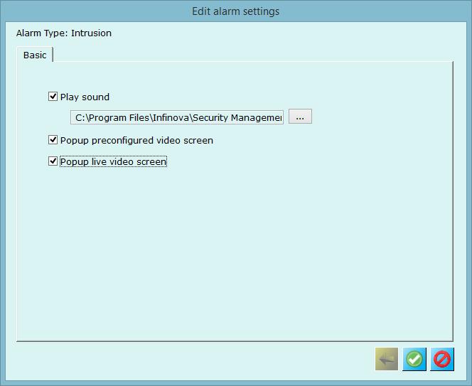 You can enable sound for alarm and select sound which you want to play whenever there is an alarm.