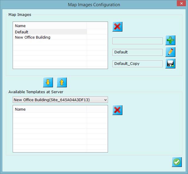 3.4.4 Map Configuration Map screen allows to define multiple map configuration. To define new map configuration click on Map Image Configuration Configuration dialog as shown in image below. button.