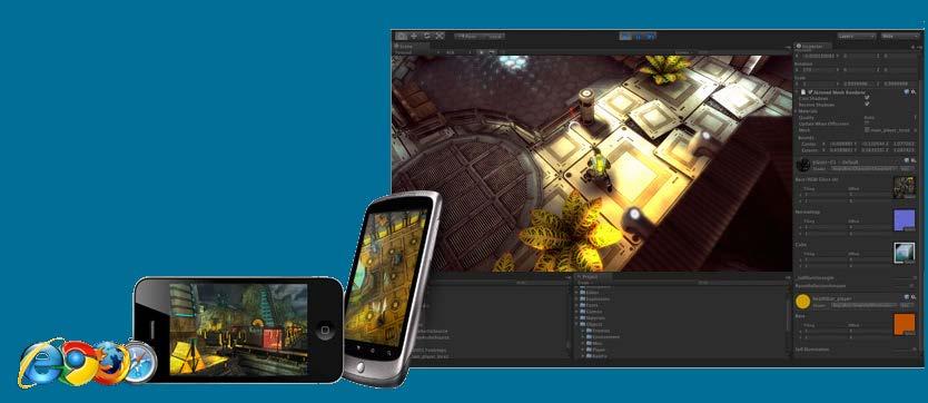 About Unity -1 Unity is a commercial game engine that excels at rendering 3D (and 2D) scenes Unity applications can be deployed to Windows,