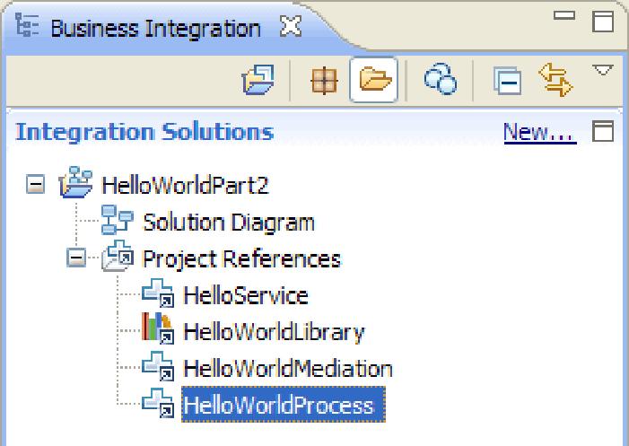 The New Module wizard opens. 3. In the Module name field, type HelloWorldProcess and click Next. 4.
