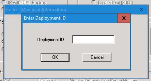 20) Enter Deployment ID