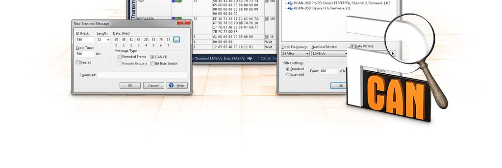 1 Monitor Software PCAN-View PCAN-View is simple Windows software for viewing, transmitting, and