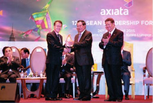 Jeffrey Cheah, Chairman, ASLI, Tan Sri Michael Yeoh, CEO ASLI and Dato Sri Abdul Wahid Omar, Minister in the Prime