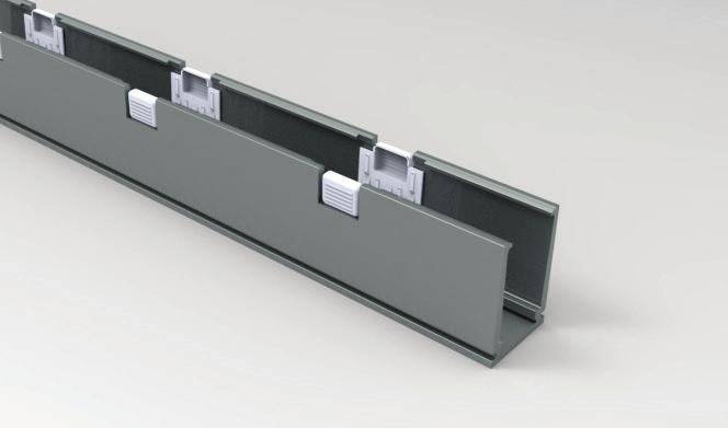 Self-locking Aluminum Mounting Channel Uses: Ceilings and