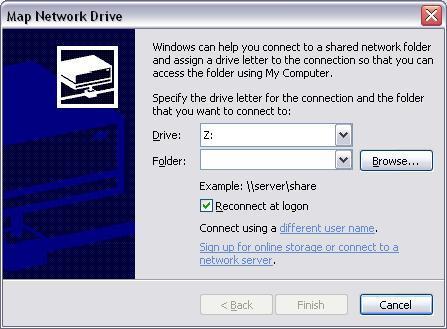 Network Driver in DVR server. Follow the below steps to map the network drive. 1.