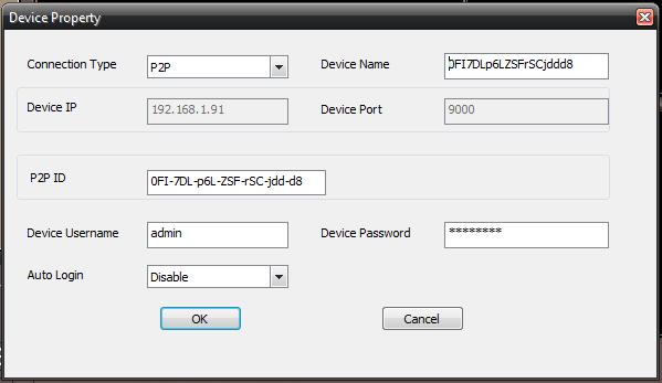 Point Setting Cruise Video (Adjustment) 4. Live View 2. How to login 1 Choose P2P as Login Type. Then input the UID.
