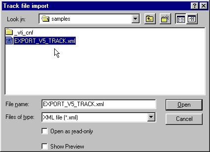 Page 155 2. Select EXPORT_V5_TRACK.