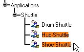 shuttle made of Shoe-Shuttle and Hub-Shuttle which reflects the