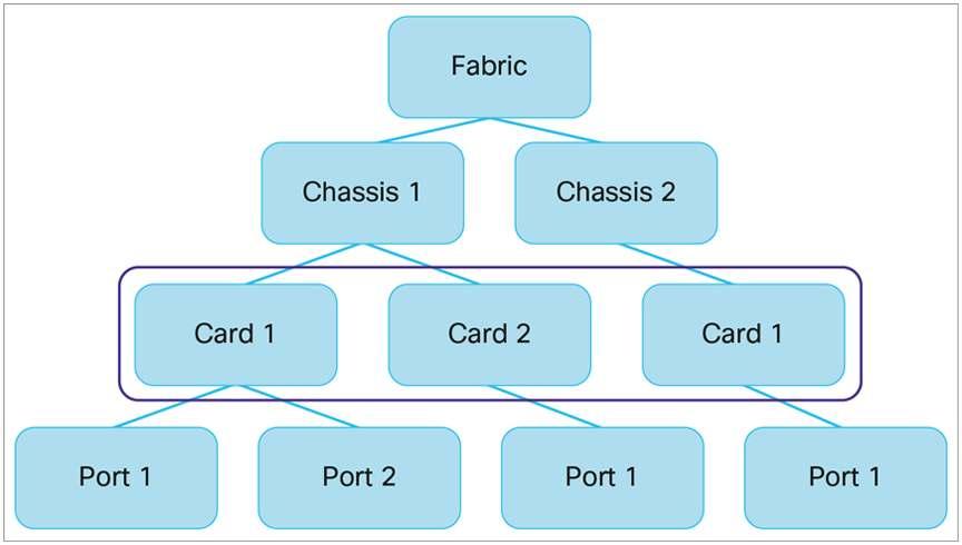The example in Figure 4 discovers the cards and ports of a given switch chassis. Figure 5 shows another type of query: the class-level query. Figure 5. Class-Level Queries As shown in Figure 5, class-level queries return all the objects of a given class.