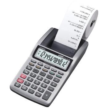 3" x 5" White Compact and lightweight 12-digit portable printing calculator.