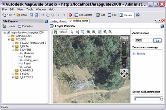 Lesson: Introduction to Autodesk MapGuide Studio Overview In this lesson, Autodesk MapGuide Studio and its relationship to MapGuide Enterprise is explored.