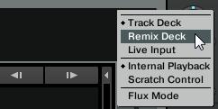 Tutorials Using the Remix Decks in Your Mix you can see that the two upper Decks (A and B) are Track Decks whereas the two lower Decks (C and D) are Remix Decks.