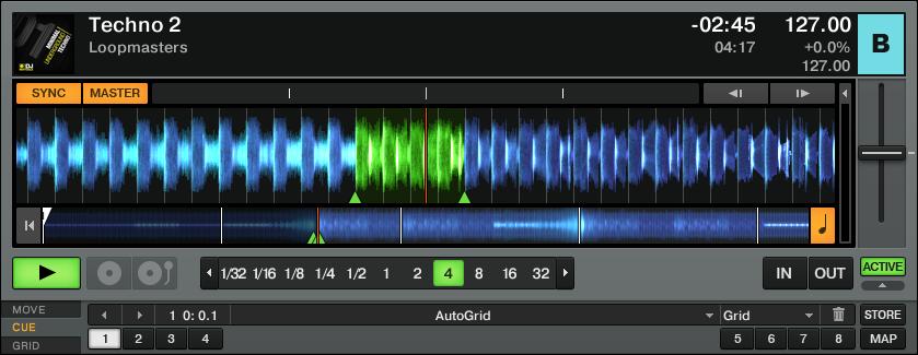 Tutorials Using the Remix Decks in Your Mix 3. Set a Loop in this track using the controls in the Loop section as described in 16.6.1, Playing with Loops. 4.