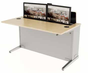 two monitors Maximum monitor sizes up to 22 wide and 15.
