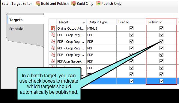 TIP: You do not need to build the target to see how a particular topic will look in the final output.