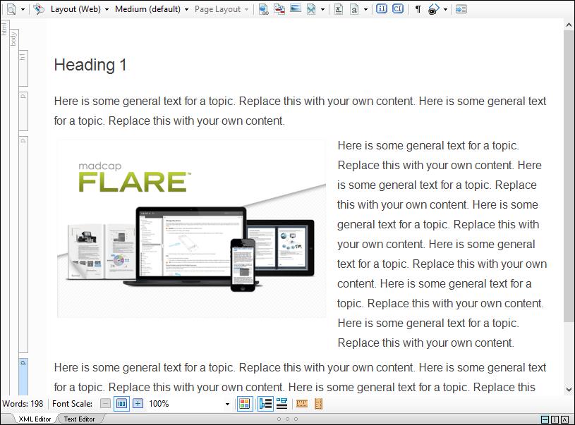 General Following are some general key features in Flare.
